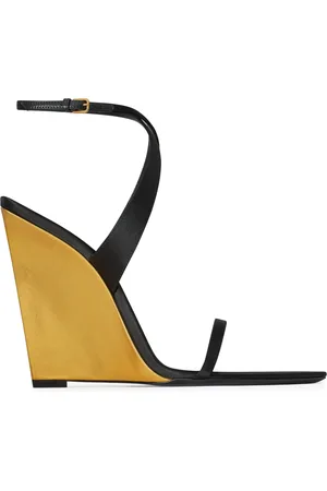 Saint Laurent Salomé Wedge Sandals 110
