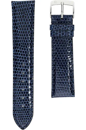 Jean Rousseau Classic 3.5 Leather Lizard-Pattern Watch Strap