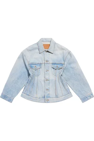 Balenciaga Hourglass Denim Jacket