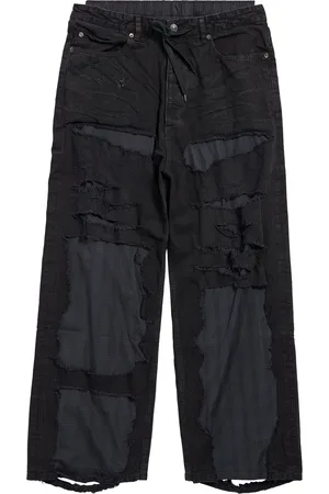 Balenciaga Distressed Oversized Jeans