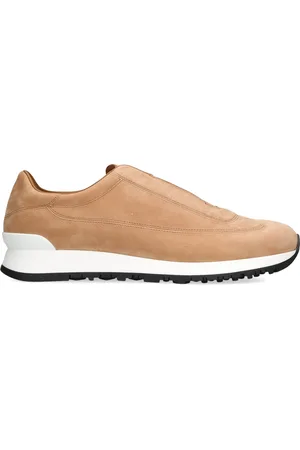 JOHN LOBB Nubuck Leather Lift Slip-On Sneakers