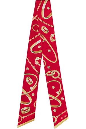 Cartier Silk Precious Mundanity Scarf