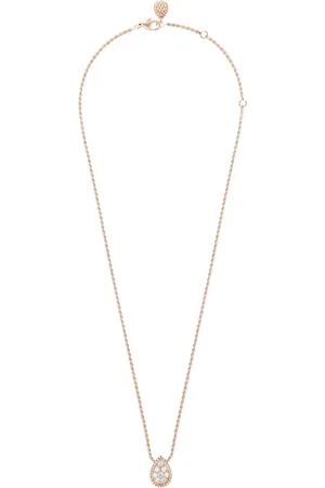 Boucheron Rose Gold And Diamond Serpent Bohème Necklace
