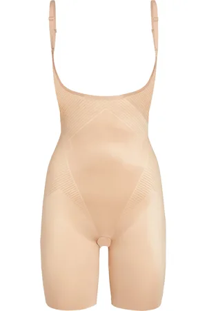 Spanx Shape Invisible Open-Bust Mid-Thigh Bodysuit
