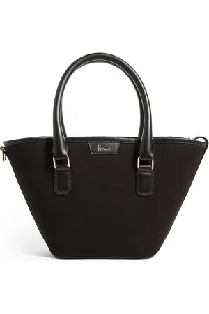HARRODS Grab Canvas Slouchy Tote Bag