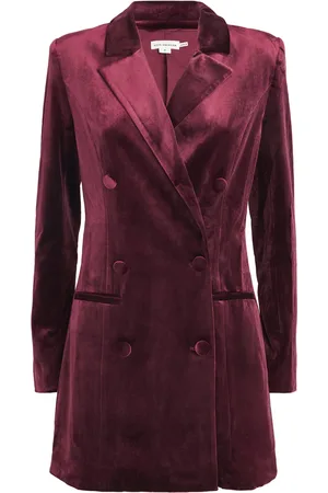 GOOD AMERICAN Velvet Blazer Mini Dress