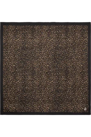 The Kooples Silk Leopard Print Scarf