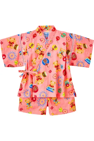 Miki House Cotton Printed Jinbei Pyjamas