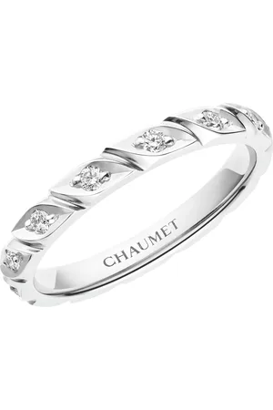 CHAUMET Platinum and Diamond Torsade de Wedding Band