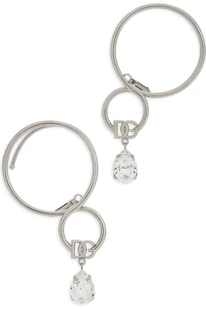 Dolce & Gabbana Crystal Loop Earrings