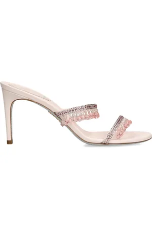 RENE CAOVILLA Embellished Chandelier Mules 80