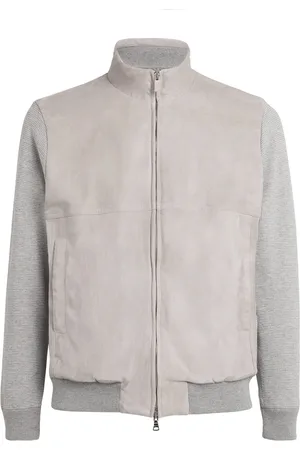 Paul & Shark Suede Zip-Up Jacket