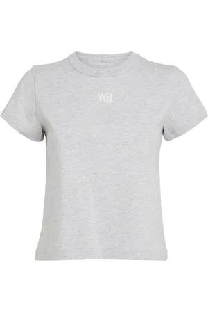 Alexander Wang Puff Logo Cropped T-Shirt