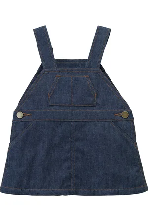 Miki House Denim Dungaree Dress