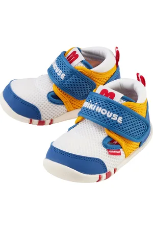 Miki House Velcro-Strap Sandals
