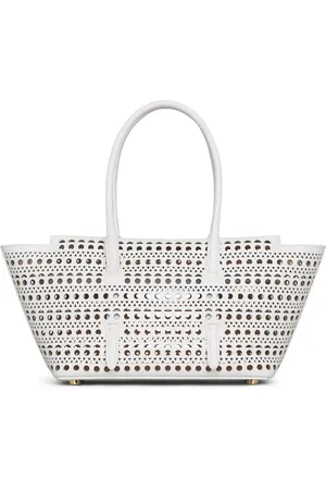 Alaïa Leather Neo Mina 20 Shoulder Bag