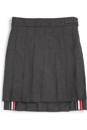 Thom Browne Wool Pleated Skirt