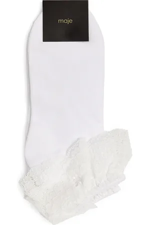 Maje Lace-Trimmed Socks