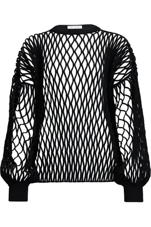 Alaïa Macramé Fishnet Sweater
