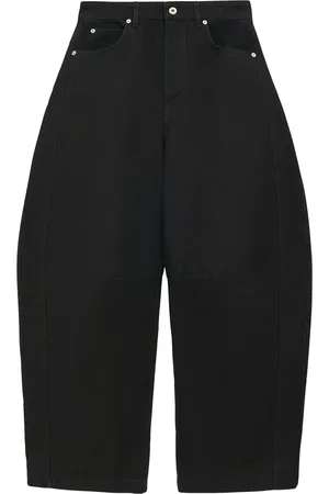 Loewe Patch-Detail Barrel Jeans