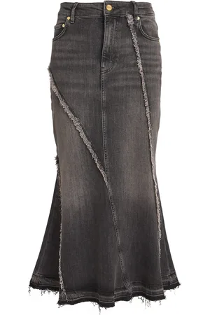 Ganni Denim Maxi Skirt