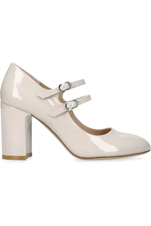 Stuart Weitzman Leather Posh Mary Jane Pumps 85