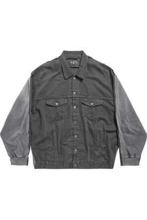 Balenciaga Denim Oversized Hybrid Jacket