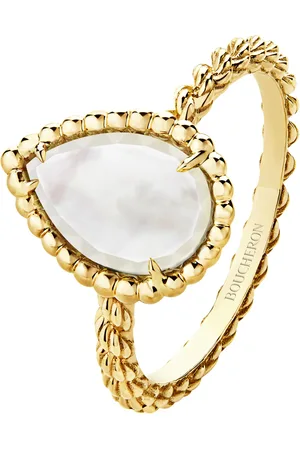 Boucheron Yellow Gold Mother-of-Pearl Serpent Bohème Ring