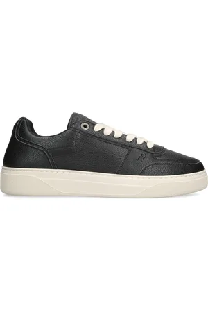 Represent Tumbled Leather Initial Sneakers