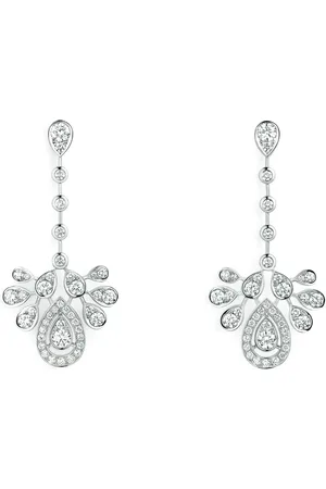 CHAUMET White Gold and Diamond Joséphine Aigrette Impériale Earrings
