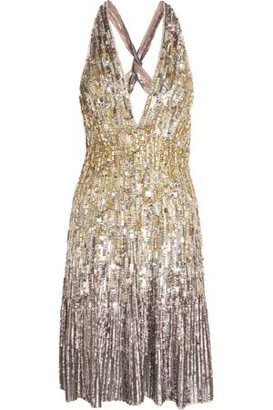 Jenny Packham Embellished Brilliance Paris Mini Dress