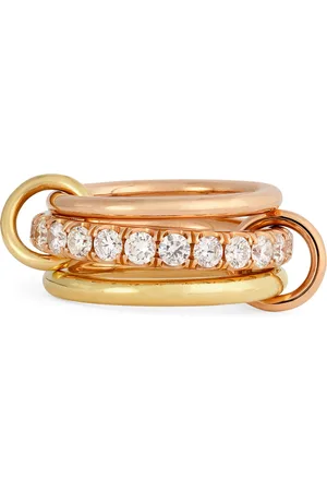 SPINELLI KILCOLLIN Rose Gold, Yellow Gold and Diamond Danu Ring