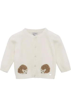 FrenchTrotters Wool-Cashmere-Blend Prickles Cardigan