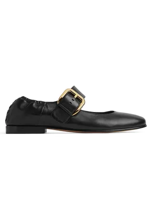 Bottega Veneta Leather Astaire Ballet Flats
