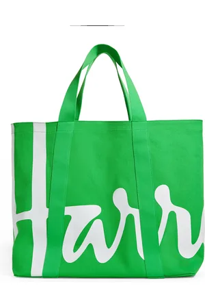 HARRODS Large Cotton Logo Tote Bag