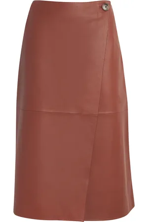 YVES SALOMON Lambskin Wrap Skirt