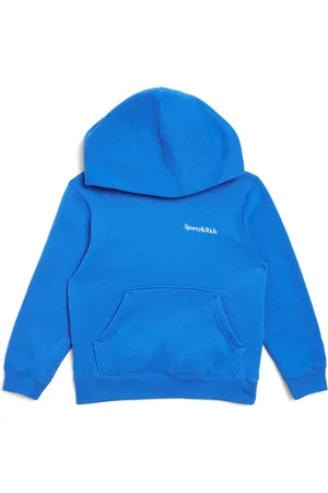 Sporty & Rich Cotton Serif Logo Hoodie