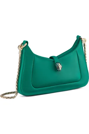 Bvlgari Leather Serpenti Baia Shoulder Bag