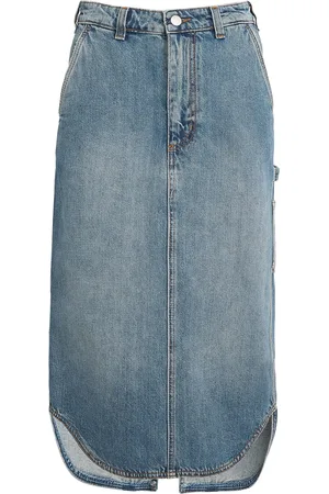haikure Denim Piper Midi Skirt