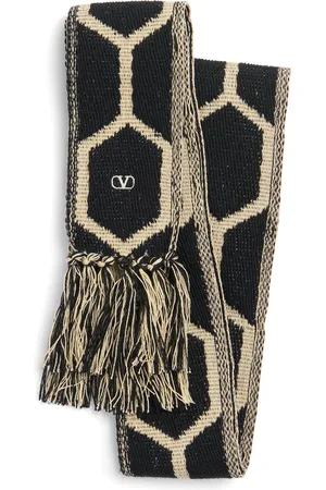 VALENTINO GARAVANI Cotton-Blend Jacquard Scarf
