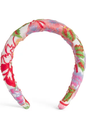 Marlo Floral-Embroidered Headband