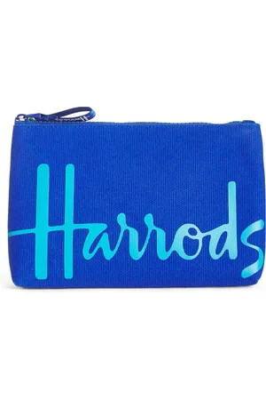 HARRODS Small Cotton Logo Pouch