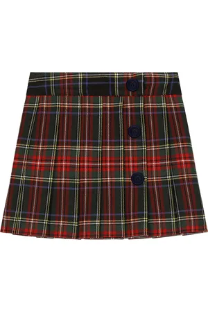 Dolce & Gabbana Tartan Pleated Mini Skirt