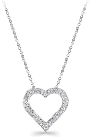 GRAFF Gold and Diamond Spiral Heart Necklace