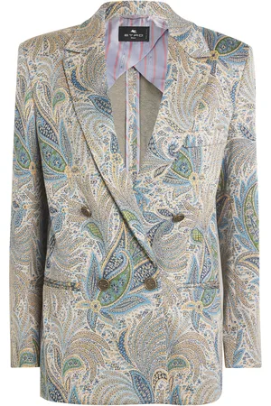 Etro Jacquard Double-Breasted Blazer