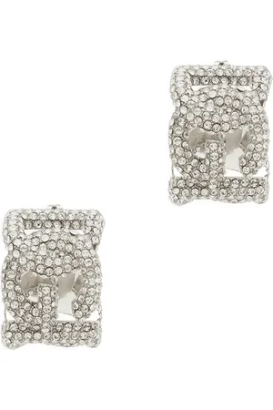 Dolce & Gabbana Embellished Dg Millennials Logo Earrings