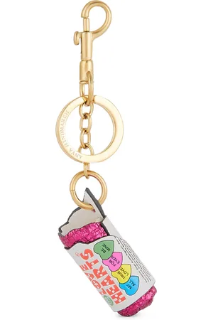 Anya Hindmarch X Love Hearts Leather Key Charm