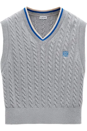 Loewe Cable-Knit Sweater Vest