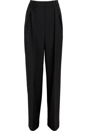 Rohe Wide-Leg Double-Pleated Trousers