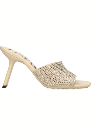 Loewe Crystal-Embellished Mules 90